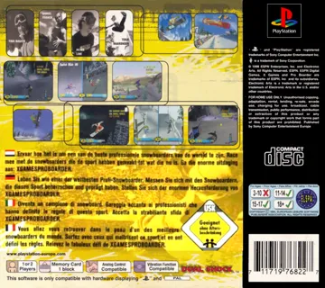 X Games Pro Boarder (EU) box cover back